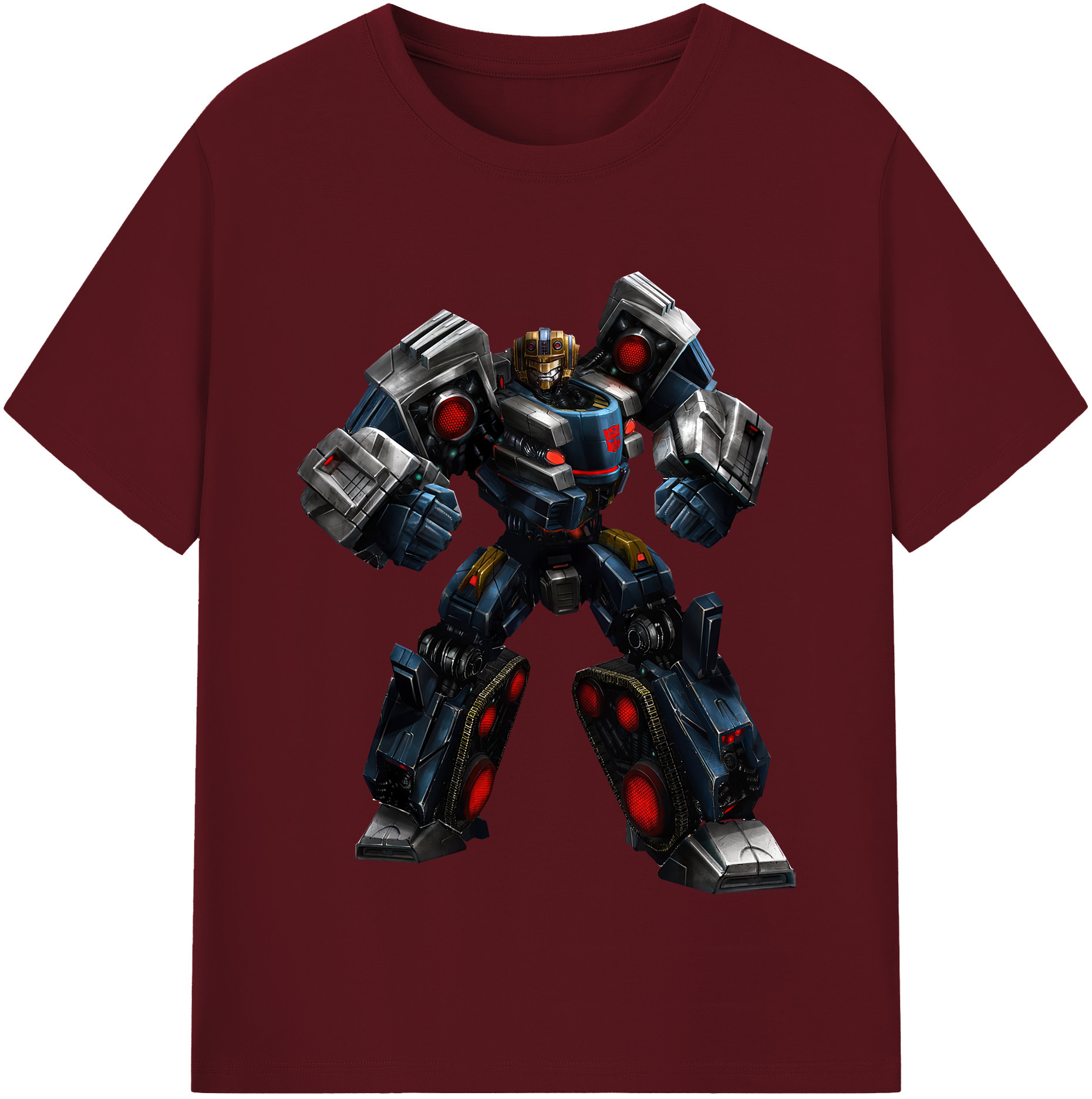 （画像用） Transformers トランスフォーマー 綿100％半袖Tシャツ（フロントプリント）